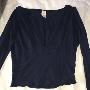 Free People V-neck long sleeve
